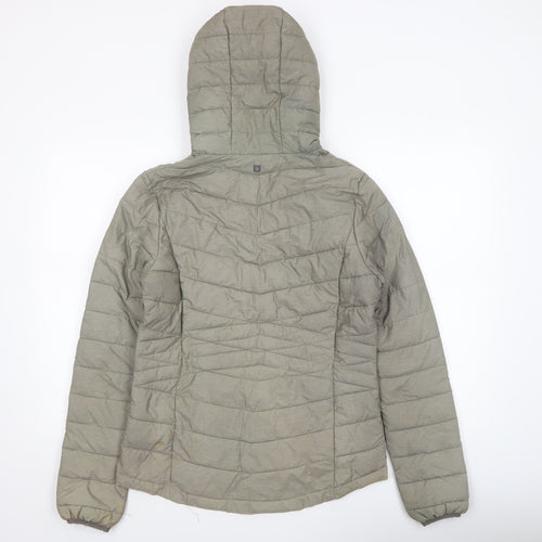 Mountain Warehouse Womens Green Hooded Puffer Jacket Size 10