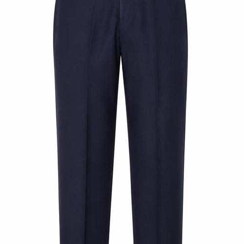 Remus Uomo Men's Navy Blue 34R Wool Blend Dress Pants
