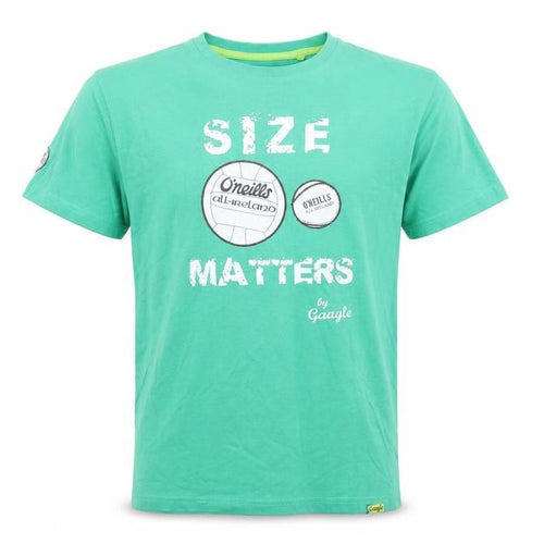 O'Neills Men's Green Funny Graphic Cotton Blend T-Shirt Size M