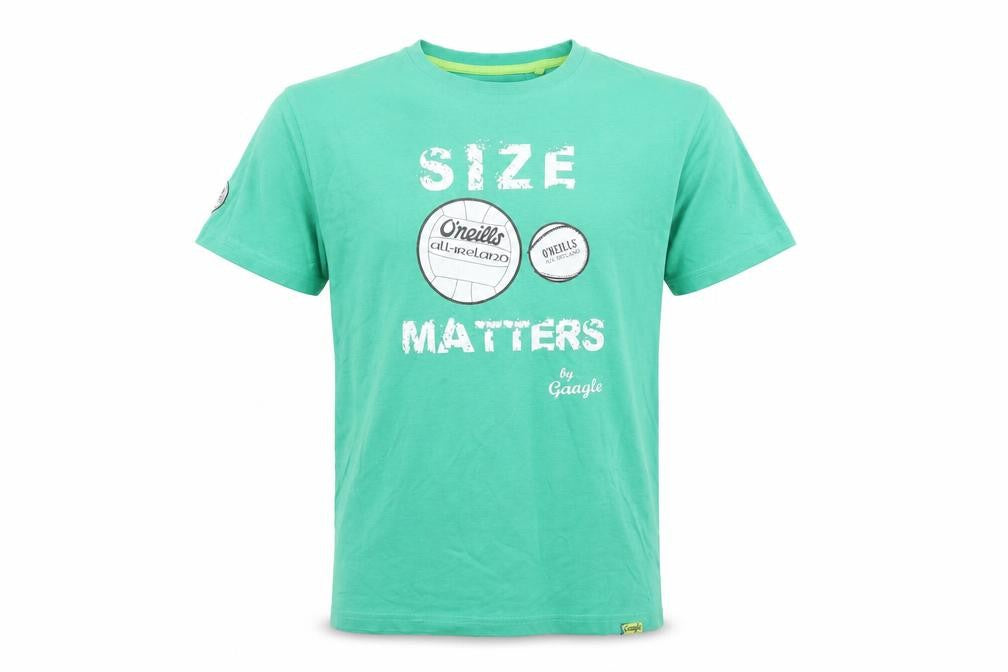 O'Neills Men's Green Funny Graphic Cotton Blend T-Shirt Size M