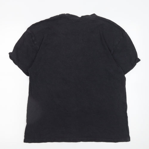 Disney Women’s Black Mickey & Friends Graphic Cotton T-Shirt XS