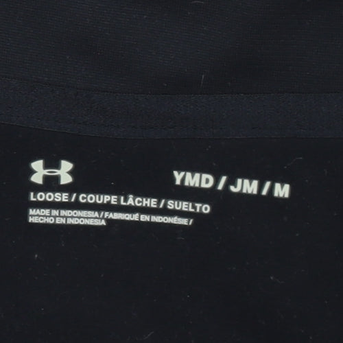 Under Armour Girls Black Track Jacket Size 10 Years Zip-Up Activewear