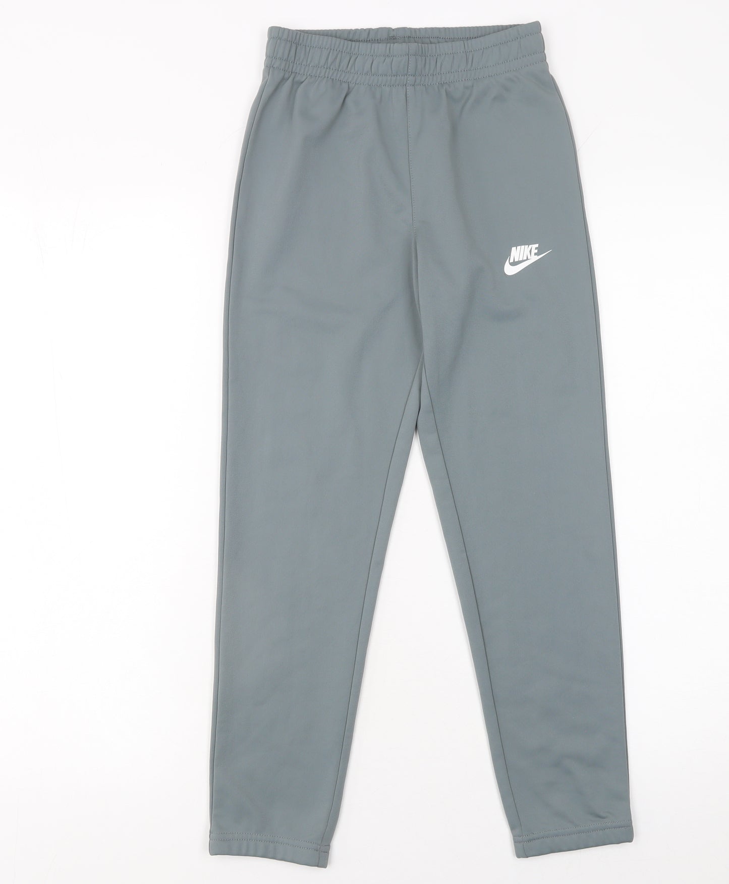 Nike Boys Grey Jogger Trousers Size S 128-137cm Polyester Activewear