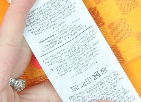 Nike Pro Yellow Dri-FIT Women's Leggings Small Compression Fit