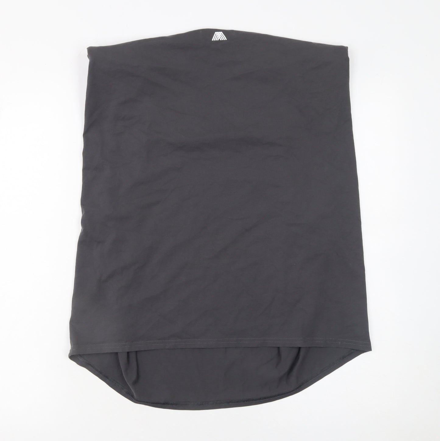 4TH ARQ Womens Black Sleeveless Cotton Basic T-Shirt L
