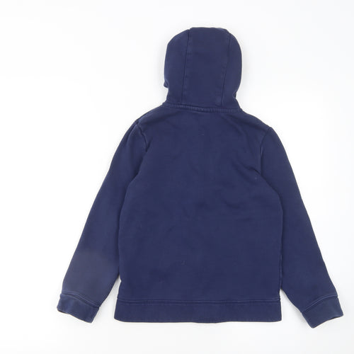 Nike Boys Blue Full Zip Hoodie 12 Years Fleece Hooded Sweatshirt