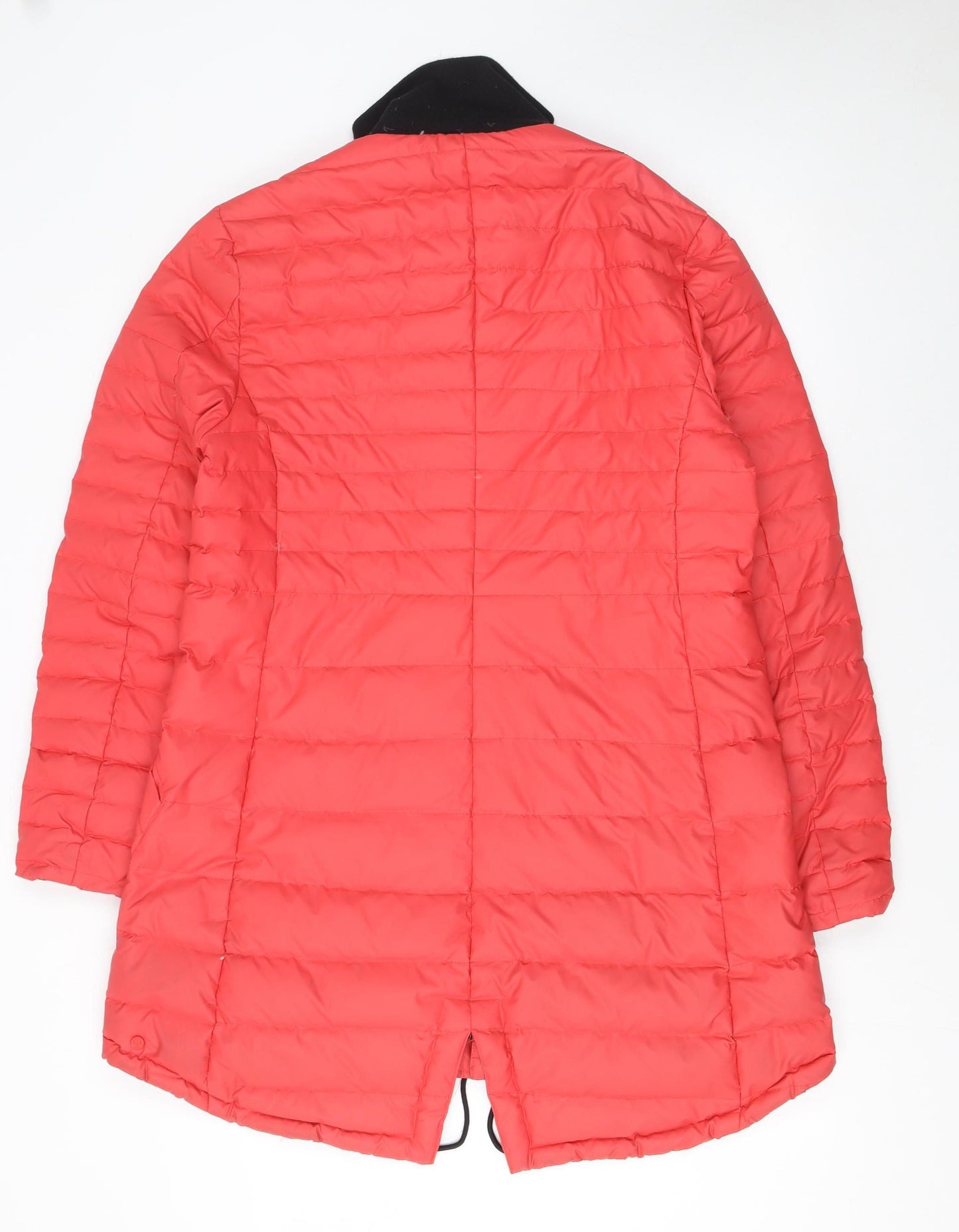 Hunter Womens Red Mid-Length Quilted Puffer Jacket Size M