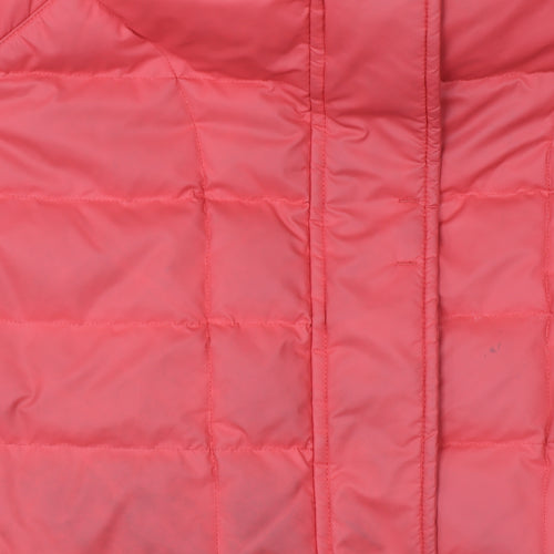 Hunter Womens Red Mid-Length Quilted Puffer Jacket Size M