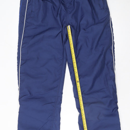 C-Sports Men's Blue Polyester Jogger Trousers Size L Elastic Waist