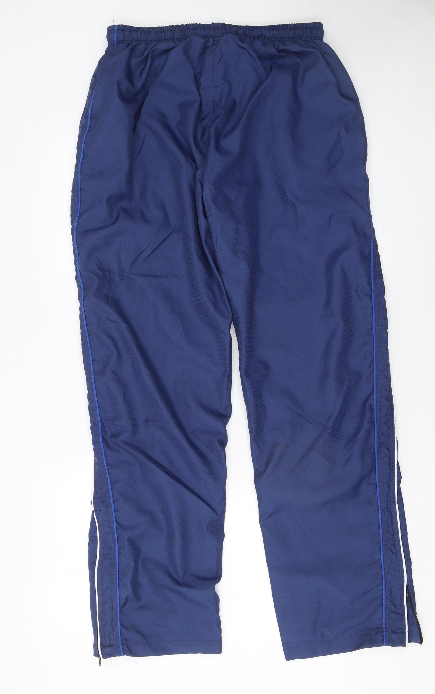 C-Sports Men's Blue Polyester Jogger Trousers Size L Elastic Waist