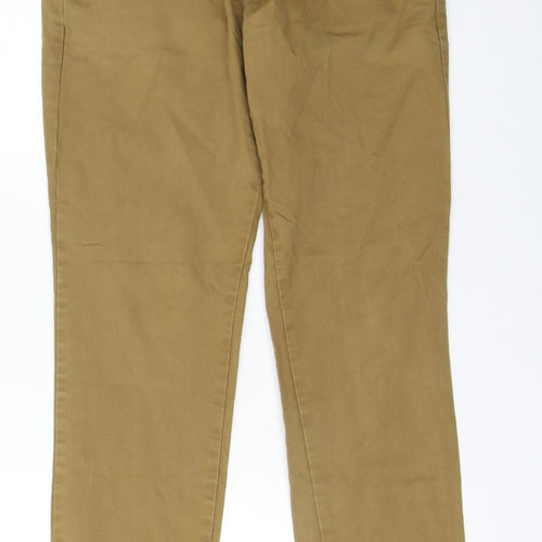 GAP Men's Beige Slim Chino Trousers Size 30x30 Cotton Blend
