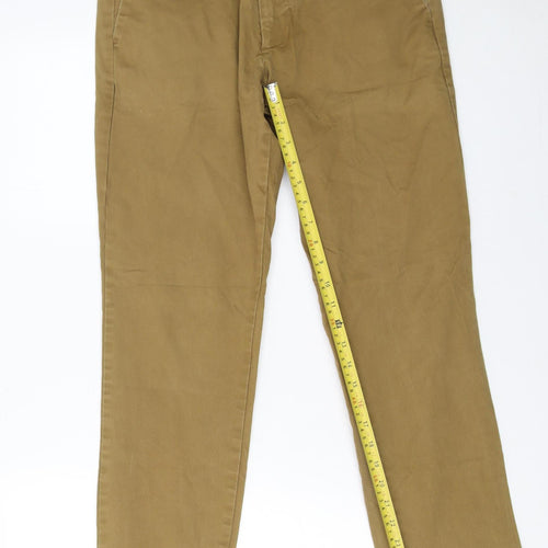 GAP Men's Beige Slim Chino Trousers Size 30x30 Cotton Blend