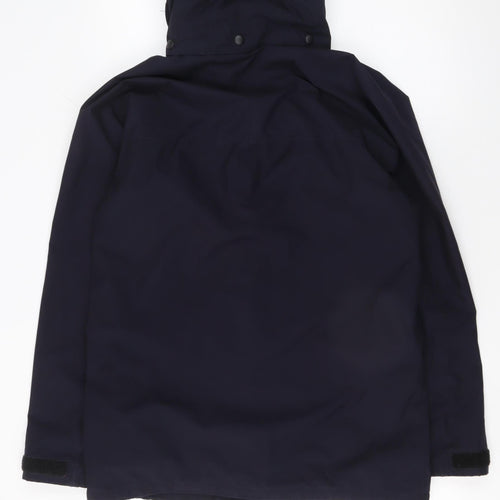 Rohan Men's Blue Atlas Waterproof Hooded Rain Jacket Size S