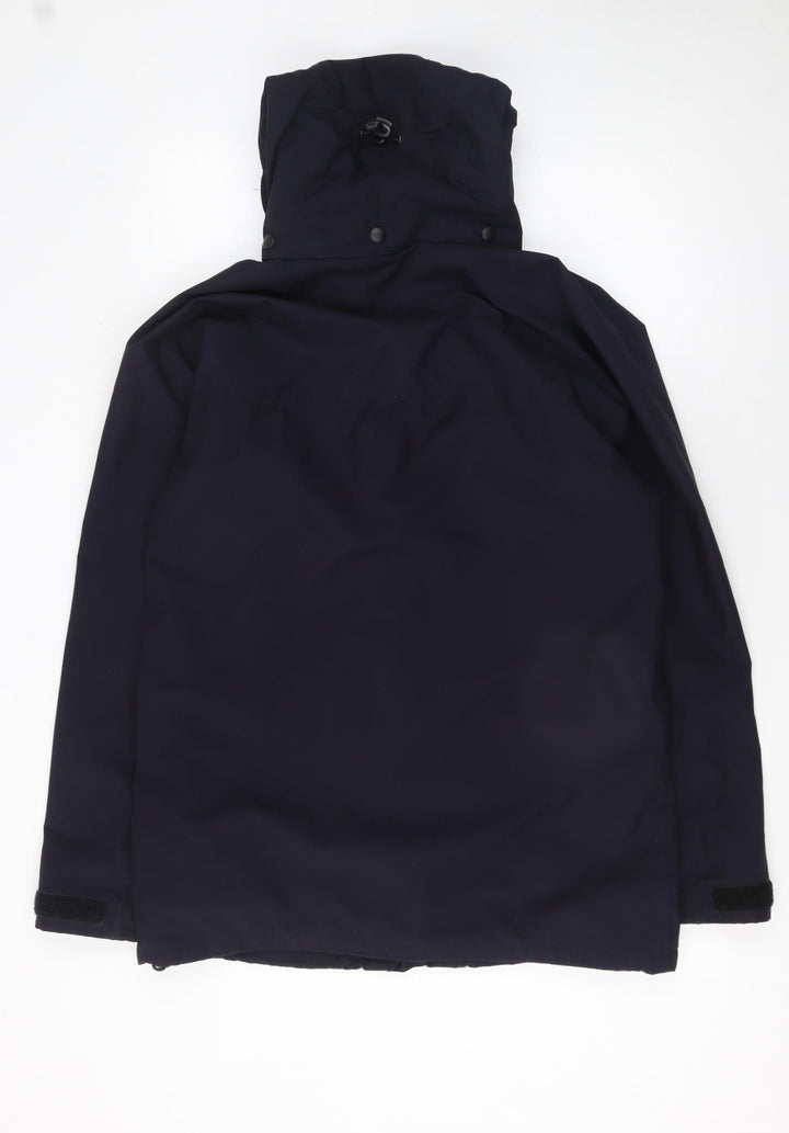 Rohan Men's Blue Atlas Waterproof Hooded Rain Jacket Size S