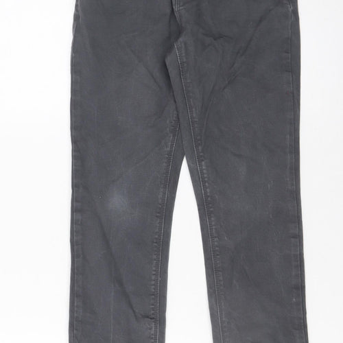 Diesel Boys Black Straight Jeans Age 7-8 Years Cotton Stretch Denim