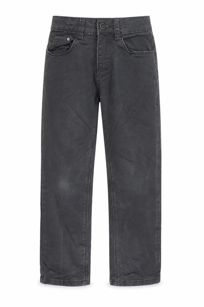 Diesel Boys Black Straight Jeans Age 7-8 Years Cotton Stretch Denim
