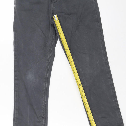 Diesel Boys Black Straight Jeans Age 7-8 Years Cotton Stretch Denim