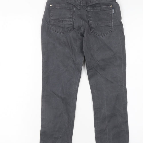 Diesel Boys Black Straight Jeans Age 7-8 Years Cotton Stretch Denim