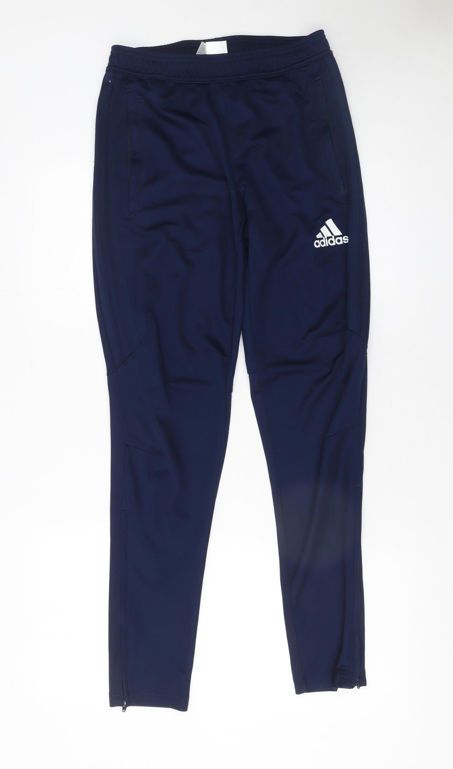 Adidas Men's Blue Slim Fit Jogger Trousers Size S Climalite Sportswear