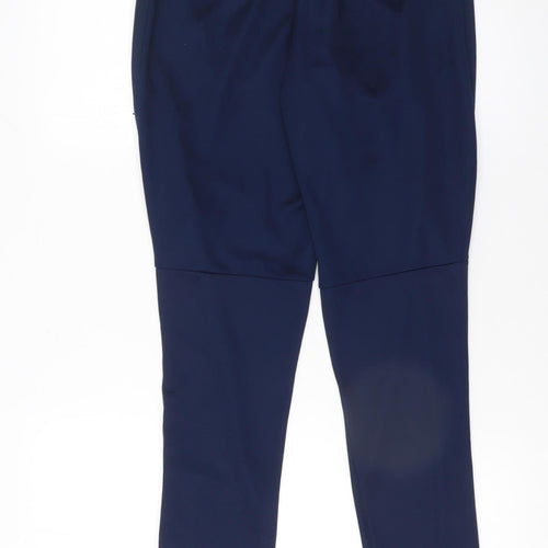 Adidas Men's Blue Slim Fit Jogger Trousers Size S Climalite Sportswear