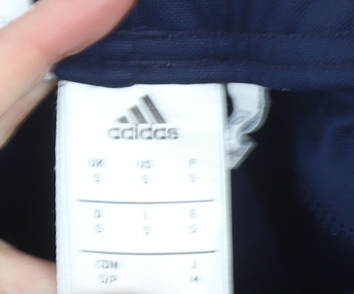 Adidas Men's Blue Slim Fit Jogger Trousers Size S Climalite Sportswear