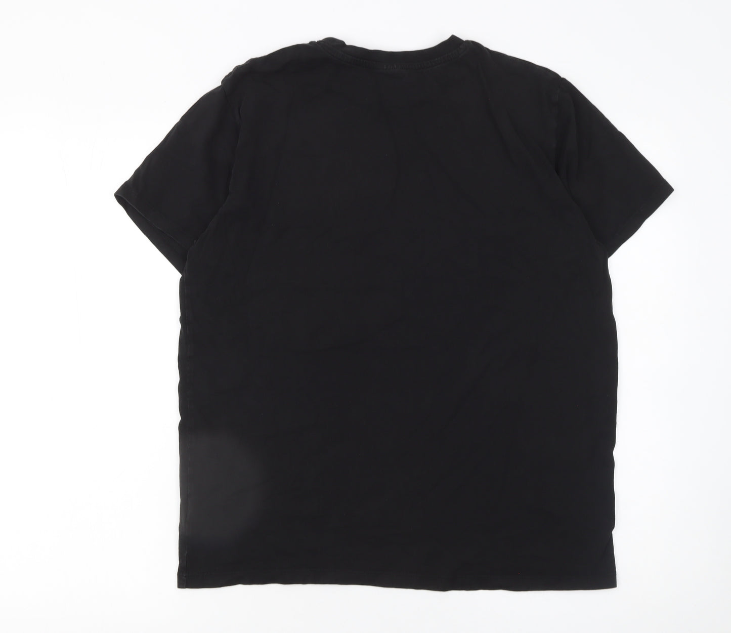 Marvel Iron Man Black Cotton Graphic Men's T-Shirt Medium