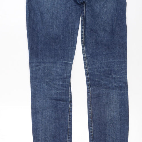 ONLY Women’s Blue Skinny Regular Mid Rise Jeans Size 12