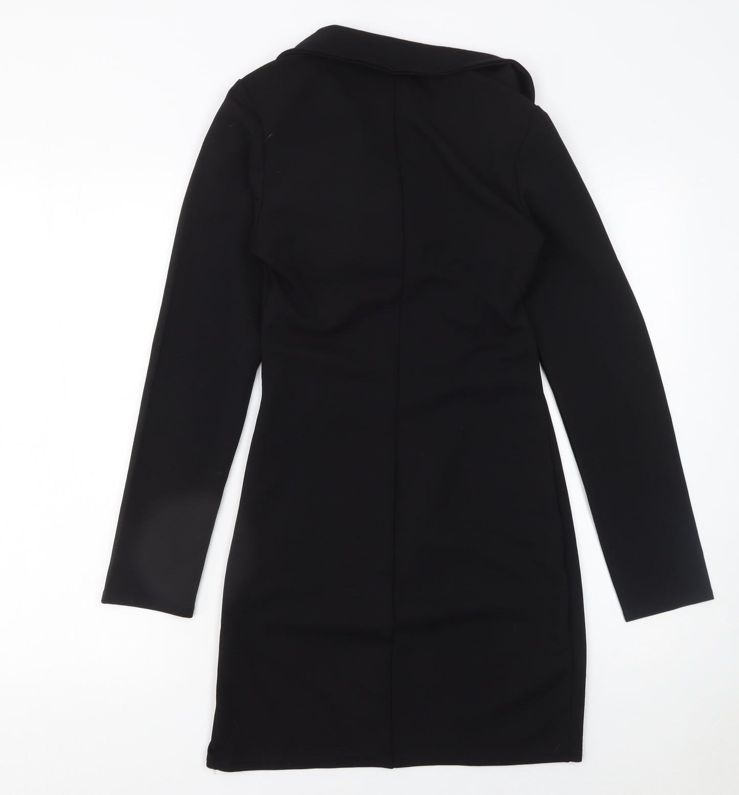 Boohoo Women’s Black Size 12 Long Sleeve Jacket Dress