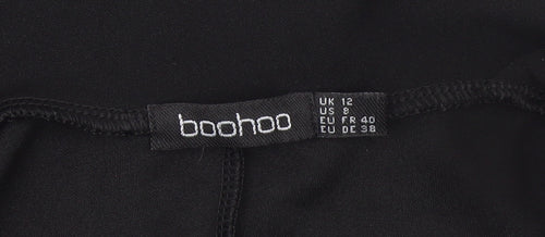 Boohoo Women’s Black Size 12 Long Sleeve Jacket Dress
