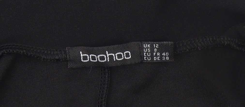 Boohoo Women’s Black Size 12 Long Sleeve Jacket Dress