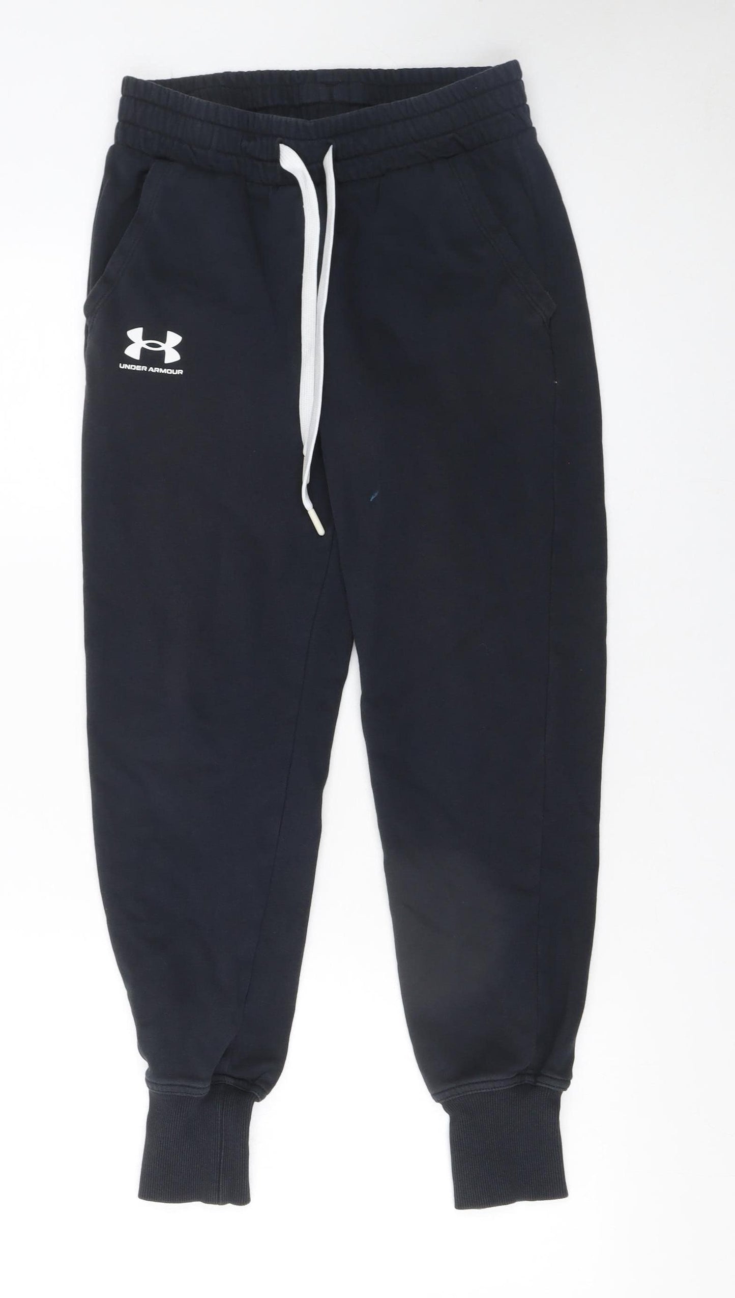 Under Armour Womens Black XS Jogger Trousers Cotton Blend
