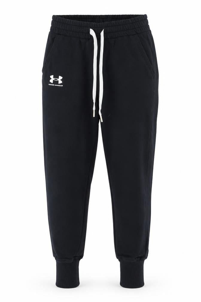 Under Armour Womens Black XS Jogger Trousers Cotton Blend