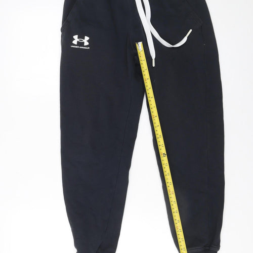 Under Armour Womens Black XS Jogger Trousers Cotton Blend