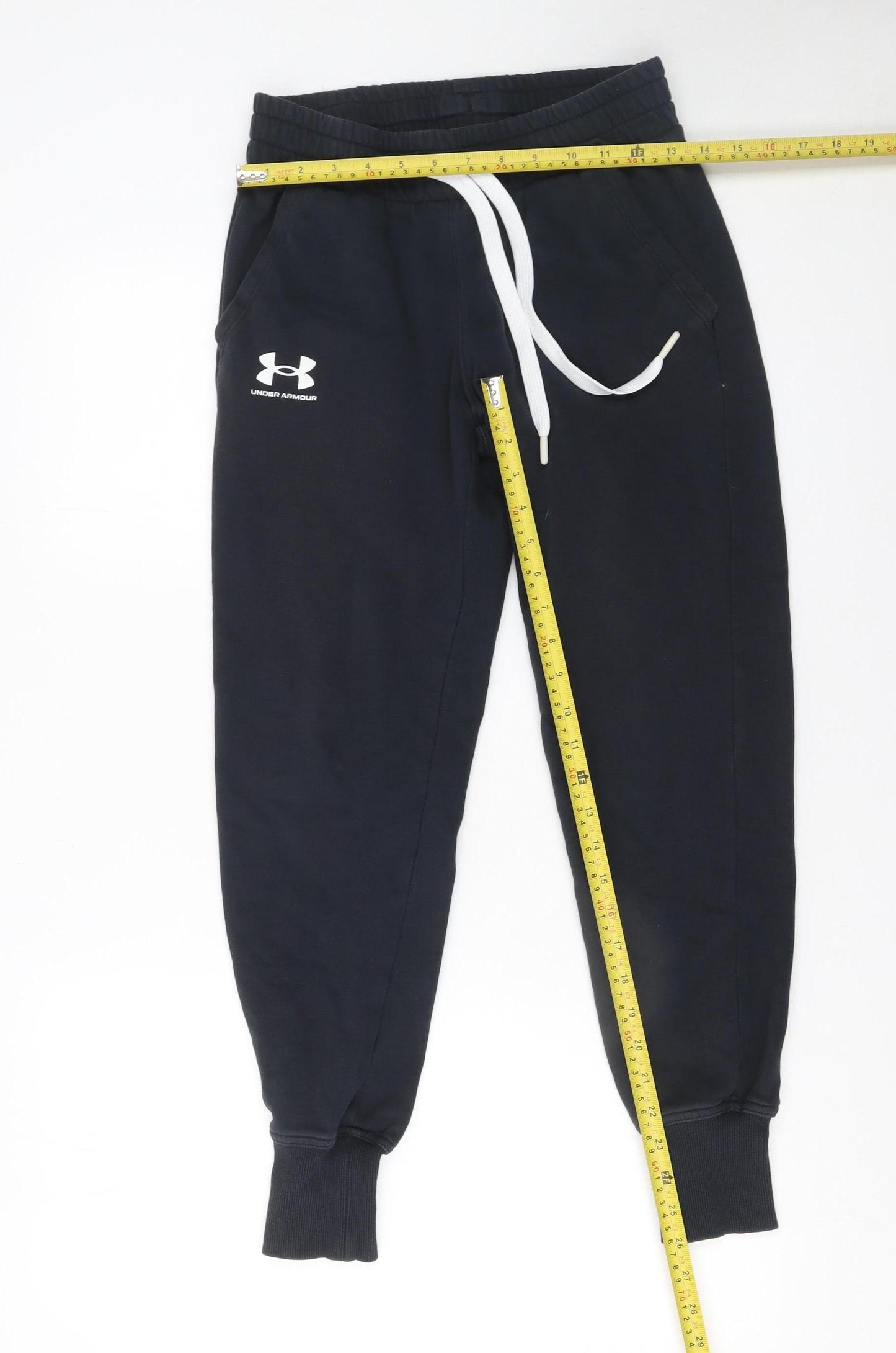 Under Armour Womens Black XS Jogger Trousers Cotton Blend