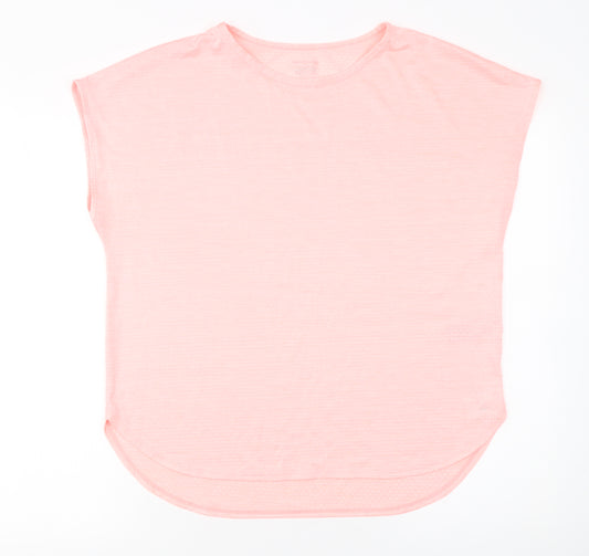 St. Bernard for Dunnes Stores Women's Pink Mesh Active T-Shirt Size 12