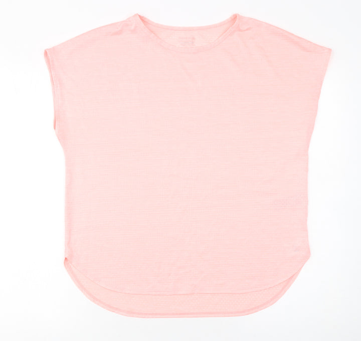 St. Bernard for Dunnes Stores Women's Pink Mesh Active T-Shirt Size 12