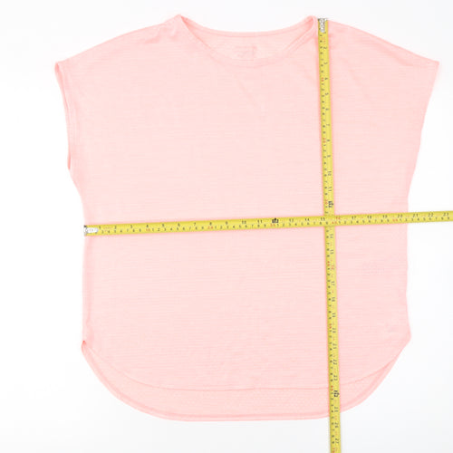 St. Bernard for Dunnes Stores Women's Pink Mesh Active T-Shirt Size 12