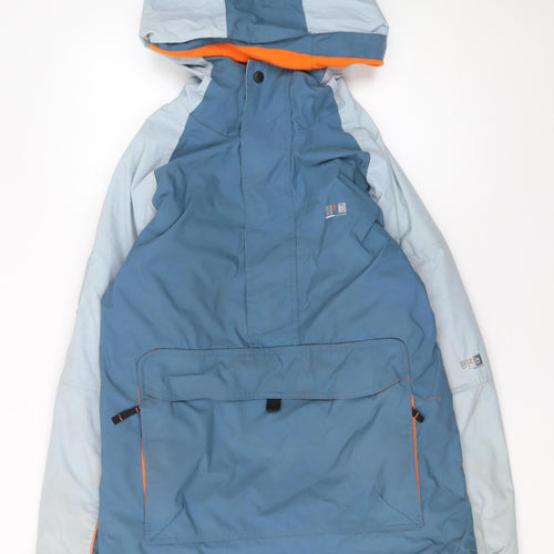 Dare 2b Boys Blue Waterproof Anorak Jacket Size 16 Years Hooded Winter Coat
