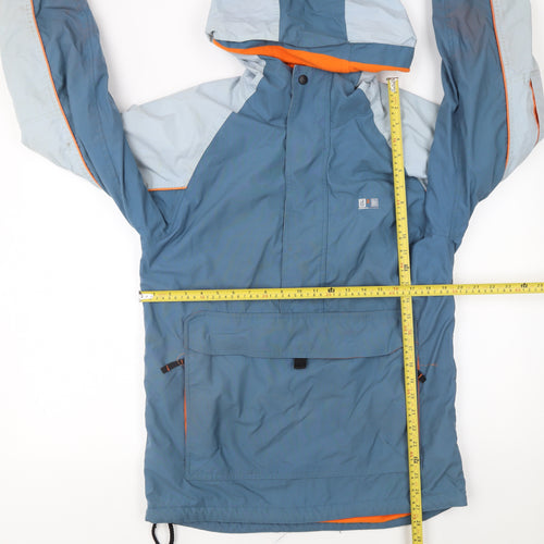 Dare 2b Boys Blue Waterproof Anorak Jacket Size 16 Years Hooded Winter Coat