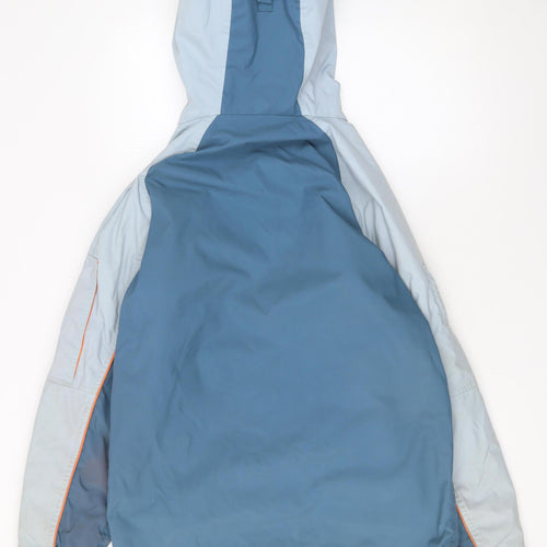 Dare 2b Boys Blue Waterproof Anorak Jacket Size 16 Years Hooded Winter Coat