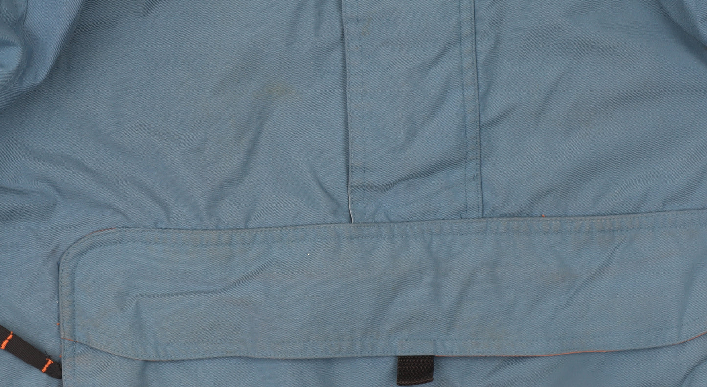 Dare 2b Boys Blue Waterproof Anorak Jacket Size 16 Years Hooded Winter Coat