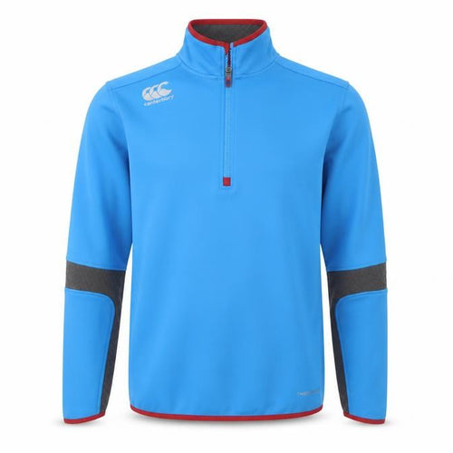 Canterbury Men's Blue 1/4 Zip Fleece Sweatshirt Size S