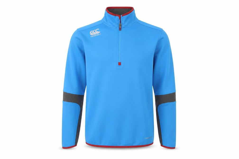 Canterbury Men's Blue 1/4 Zip Fleece Sweatshirt Size S