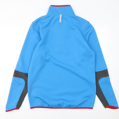 Canterbury Men's Blue 1/4 Zip Fleece Sweatshirt Size S
