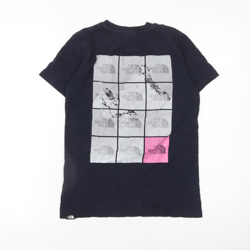 The North Face Boys Black Short Sleeve Graphic Outdoor T-Shirt L