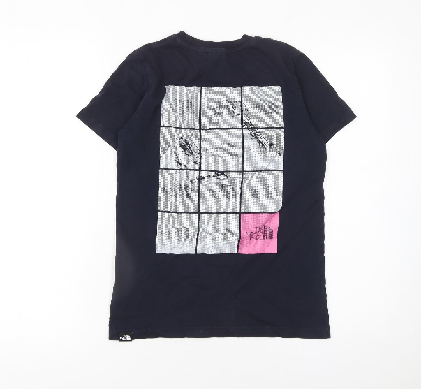 The North Face Boys Black Short Sleeve Graphic Outdoor T-Shirt L