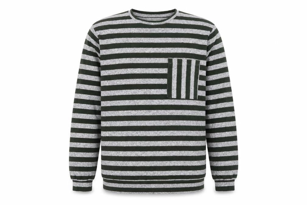 Zara Girls Grey Striped Pullover Knit Jumper 13-14 Years Long Sleeve