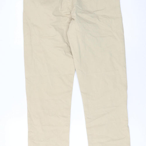 U.S. Polo Assn. Men's Beige Chino Trousers 30R Regular Fit