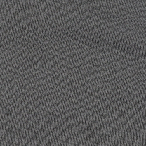 Bershka Women Grey Full Zip Hoodie Size S Cotton Blend Casual