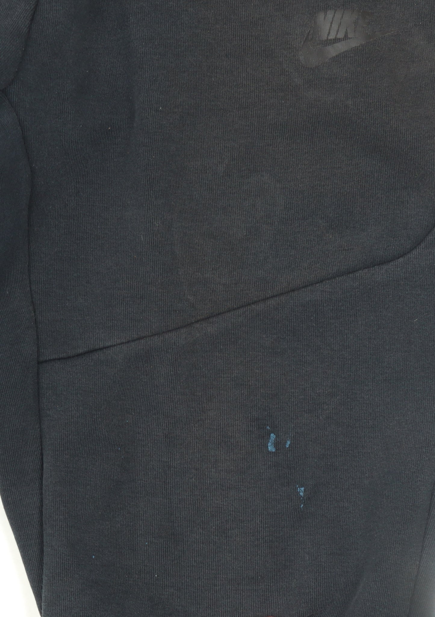 Nike Boys Black Fleece Jogger Trousers L 147-158cm Elastic Waist Pockets
